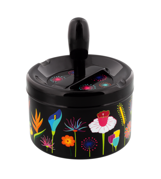 Scrumiera cu buton - Pousse Pousse - Jardin Fleuri