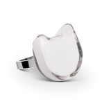 Inel de sticla - Cat Medium Milk