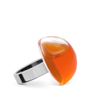 Inel de sticla - Dome Mini Transparent