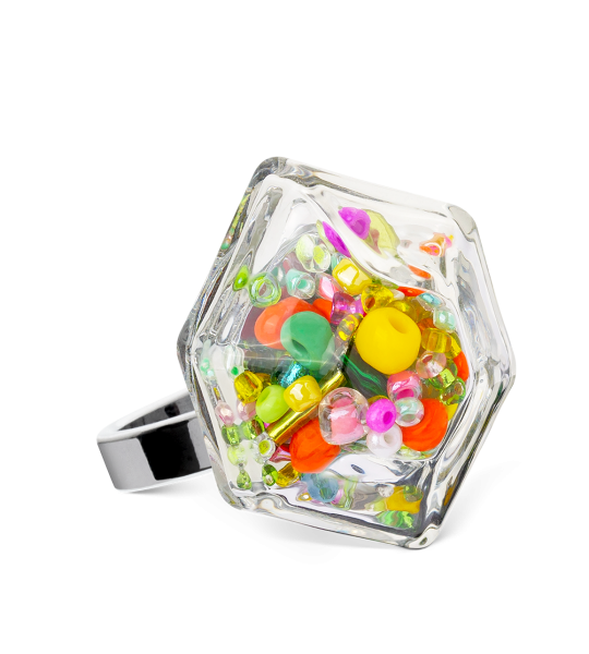 Inel de sticla - Energie Medium Perles
