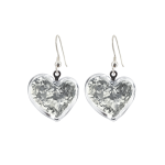 Cercei cu cârlig - Coeur Paillettes