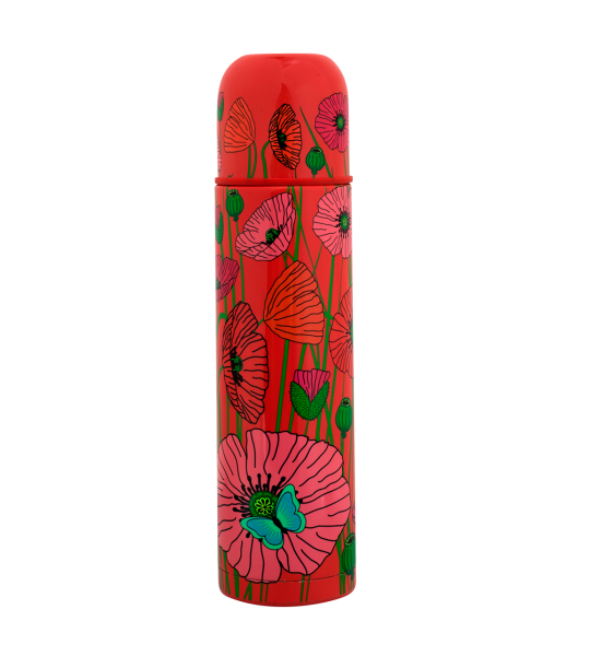 Termos 240 ml - Mini Keep Cool -Coquelicots
